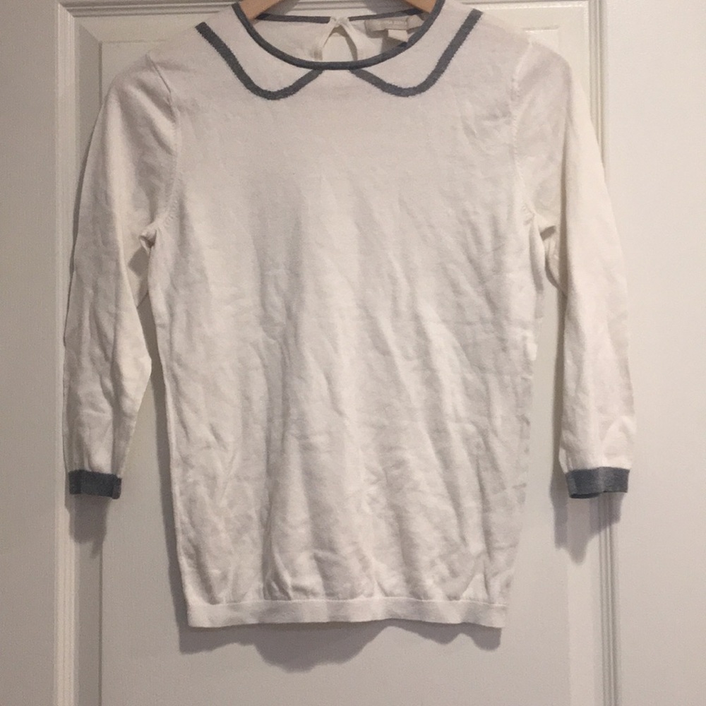 banana republic cream top